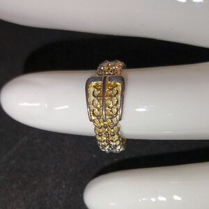 Sterling Silver Buckle Ring Size 7